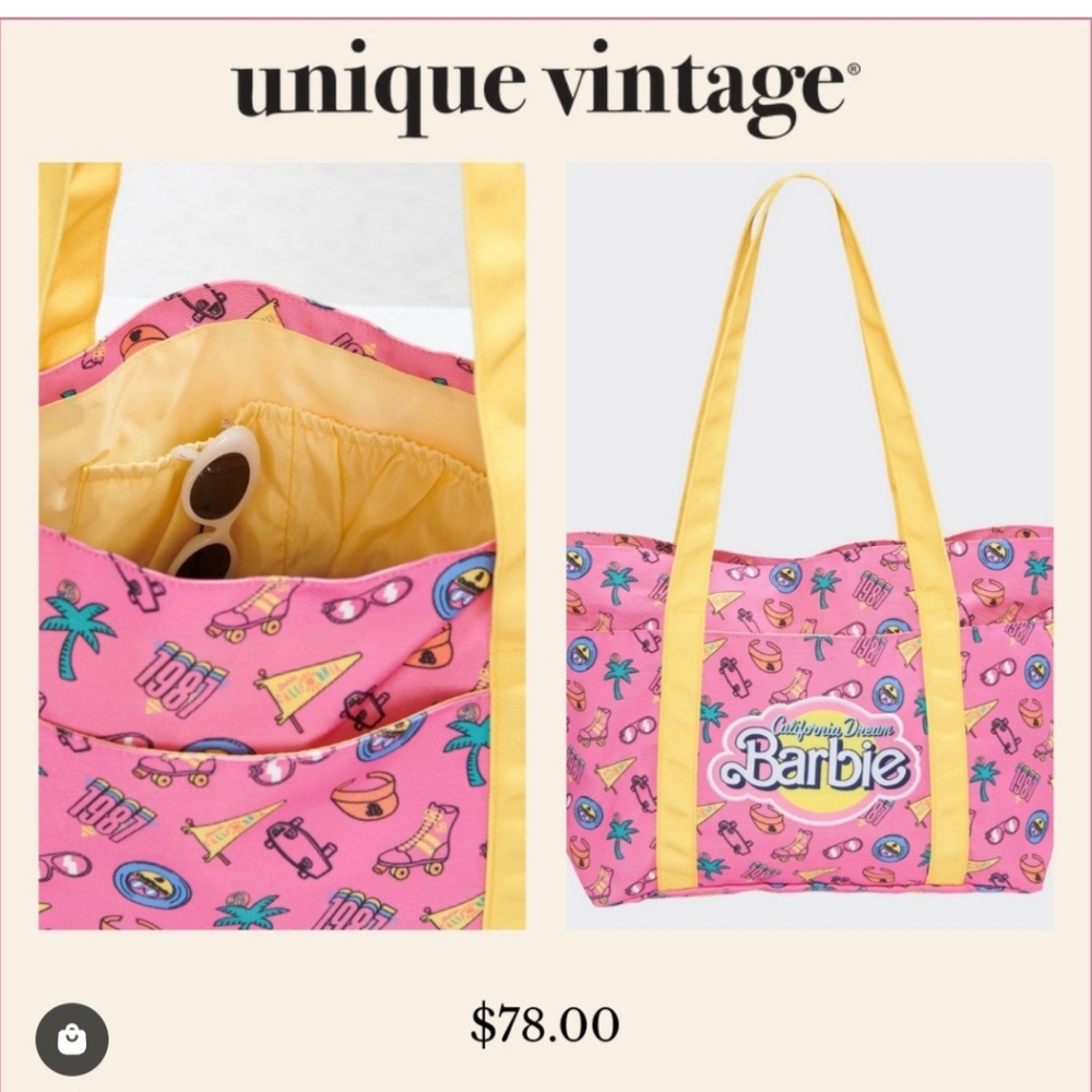 California Dreaming Barbie Large Tote